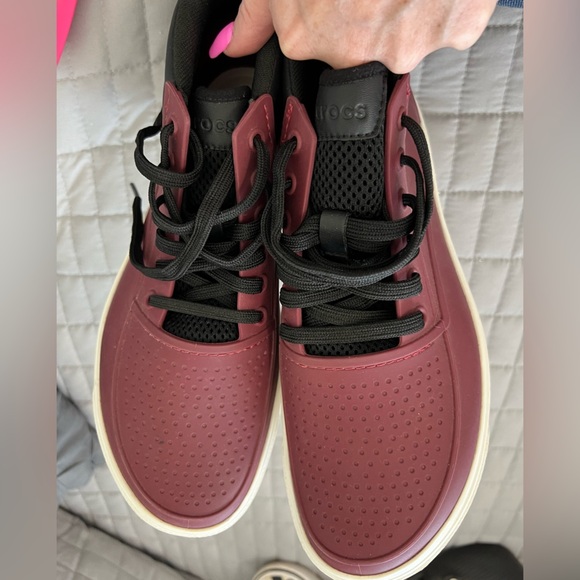 CROCS Citilane Roka Chukka Maroon Shoes - Picture 3 of 7